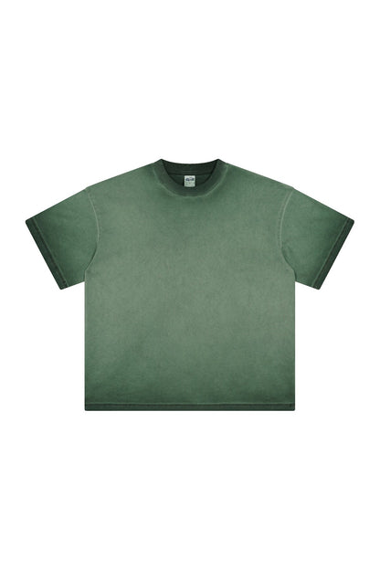 250GSM Double Stitch Sleeve Hem Washed Tee