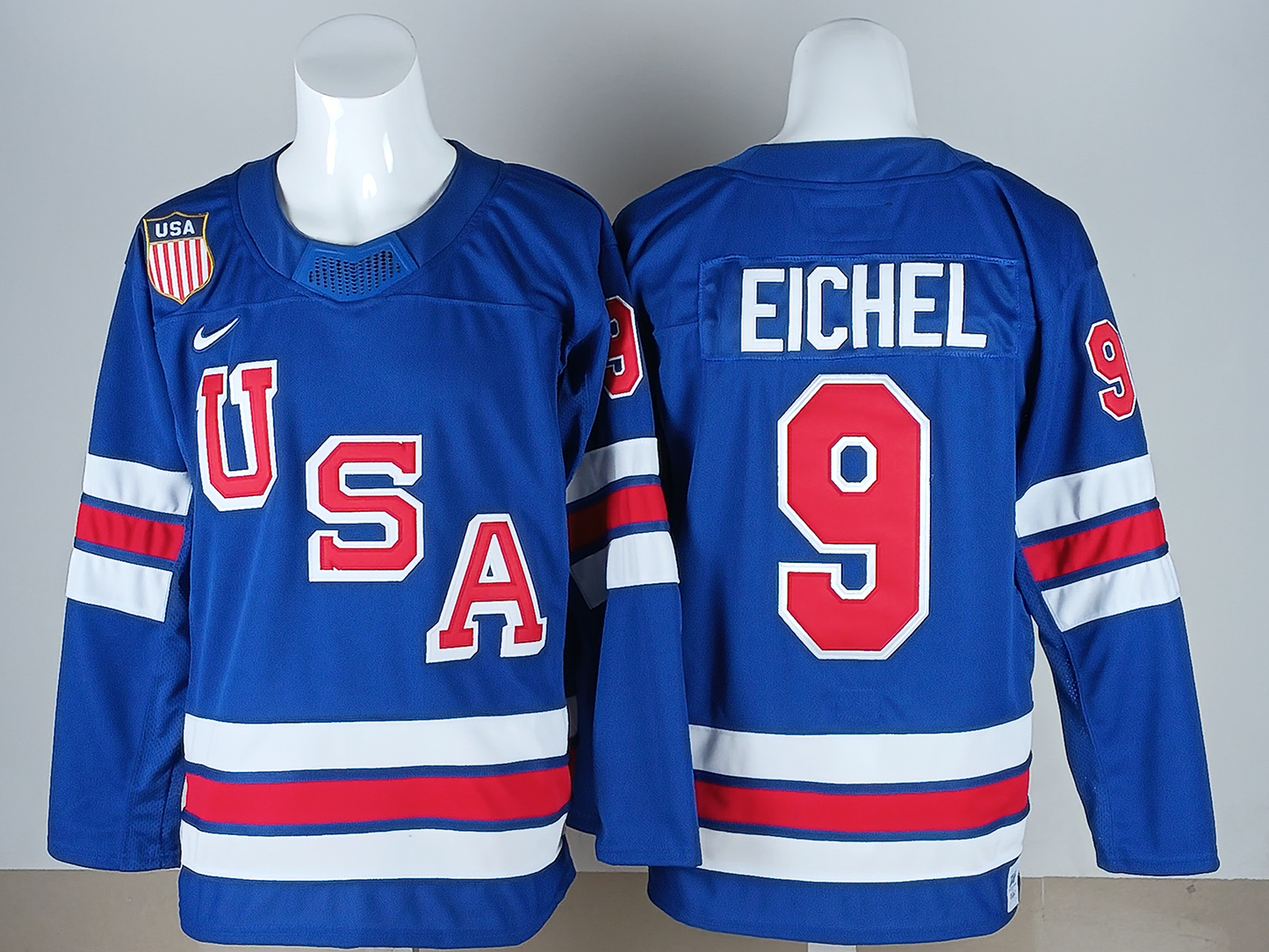 Jack Eichel USA 2026 Olympic Home Jersey - Royal