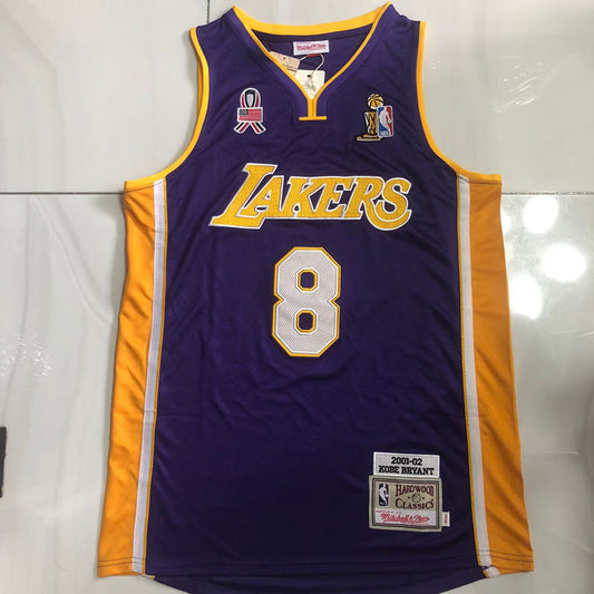 Los Angeles Lakers Kobe Bryant #8 Throwback Jersey - Dense Embroidery