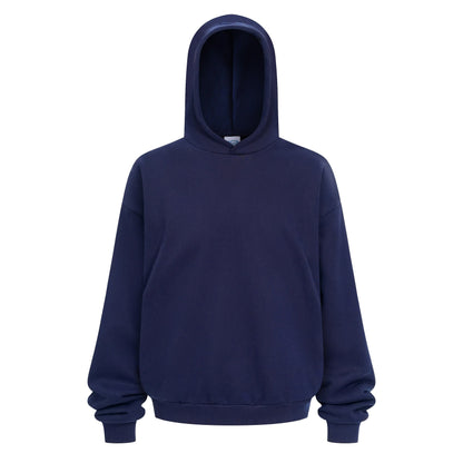 430GSM Boxy Fit Fleece Solid Color Hoodie