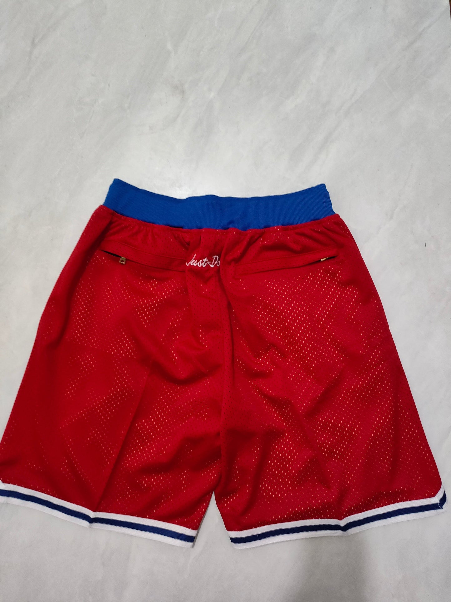New England Patriots Red Pocket Shorts