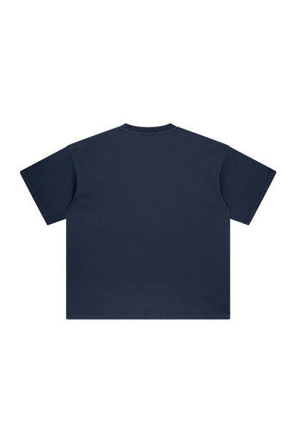 250GSM Pigment Dyed Washed Tee
