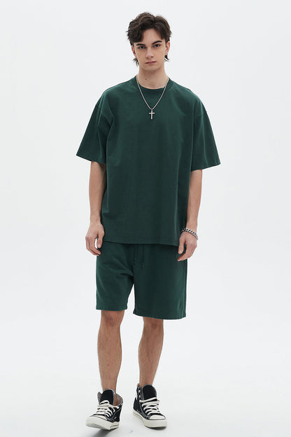 250GSM Pigment Dyed Washed Tee