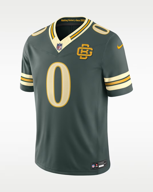 Men's Matthew Golden #0 Green Bay Packers Rivalries Collection Limited Jersey