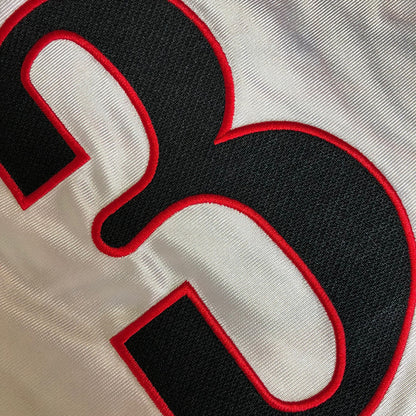 All-Star Allen Iverson #3 white 2001 Dense Embroidery
