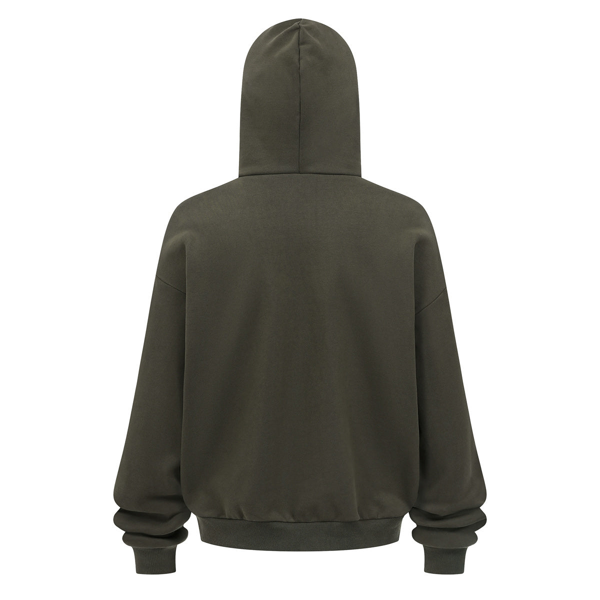430GSM Boxy Fit Fleece Solid Color Hoodie