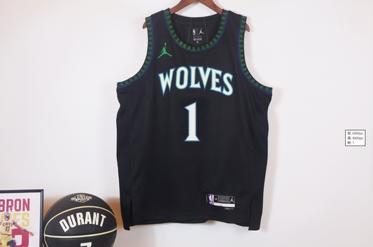 LaMelo Ball #1 Minnesota Timberwolves Heat Press Jersey