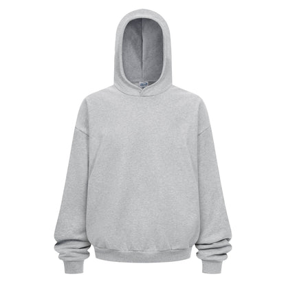 430GSM Boxy Fit Fleece Solid Color Hoodie