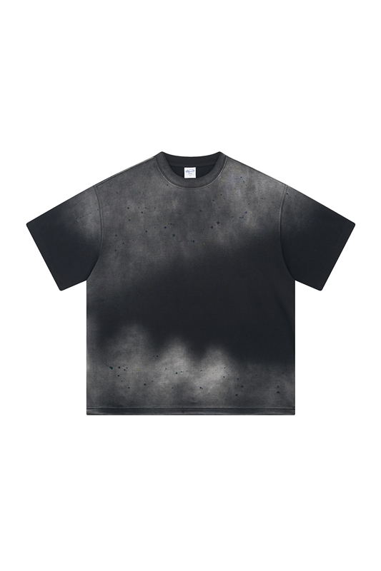 275GSM Ink Spray Washed Tee