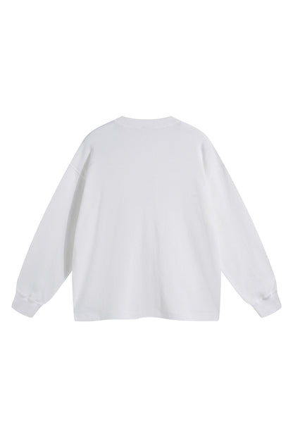 330GSM Waffle Material Long Sleeve Crew