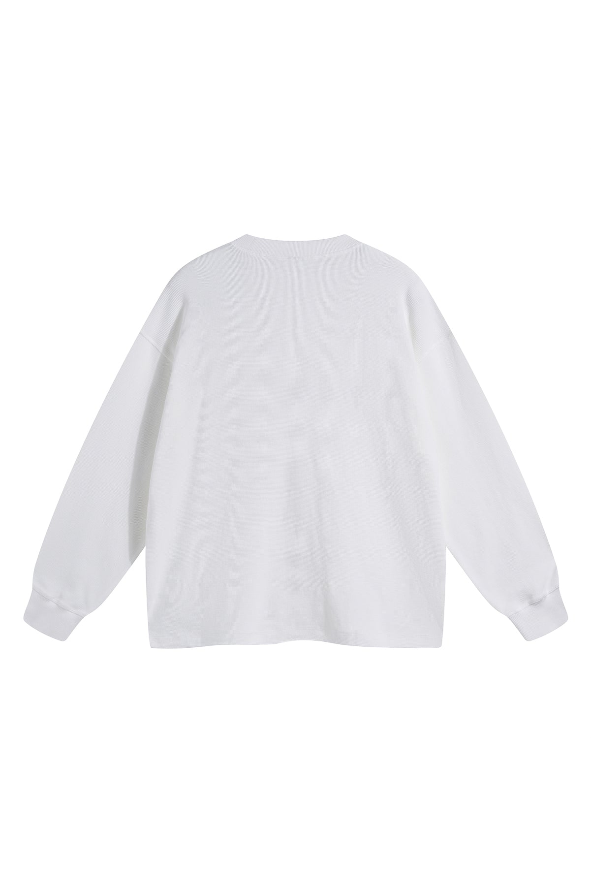 330GSM Waffle Material Long Sleeve Crew