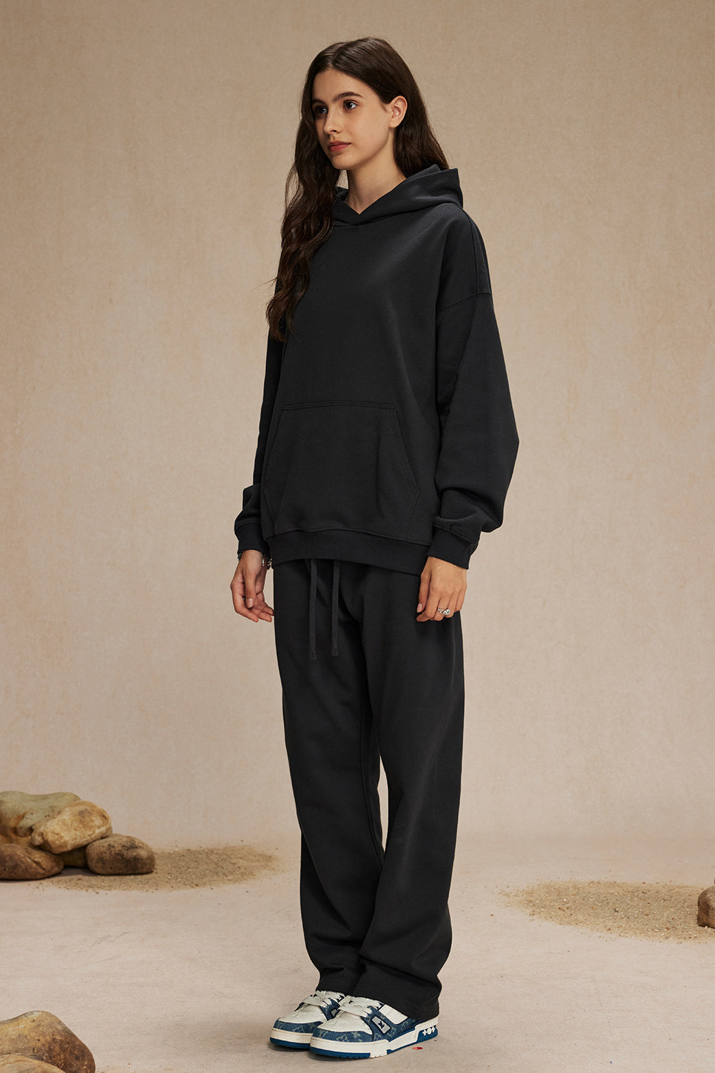 430GSM French Terry Solid Color Sweatpants