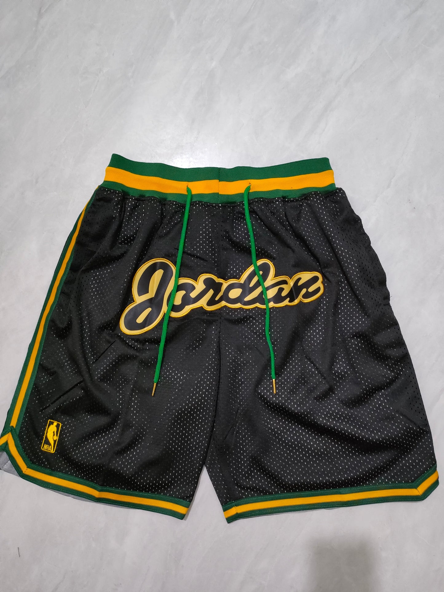 Los Angeles Lakers Black City Edition Pocket Shorts