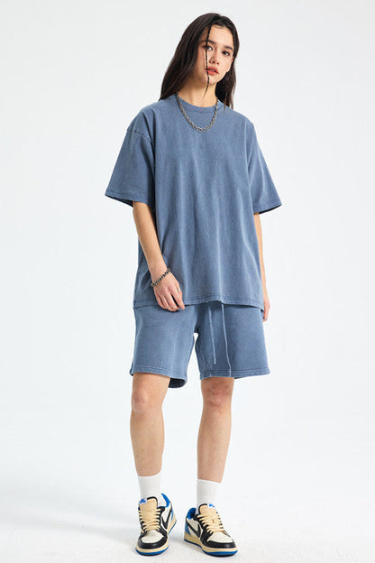 420GSM Pigment Dyed Washed Short