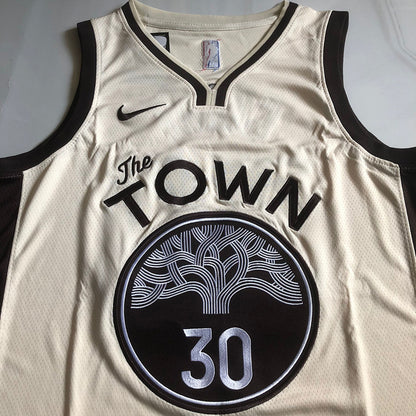 Golden State Warriors Stephen Curry #30 Throwback Jersey - Dense Embroidery