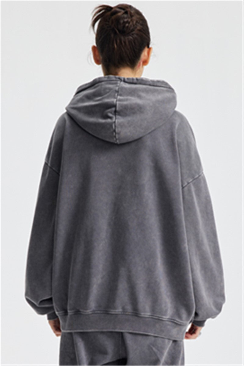 430GSM Boxy Fit Washed Hoodie