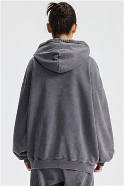 430GSM Boxy Fit Washed Hoodie