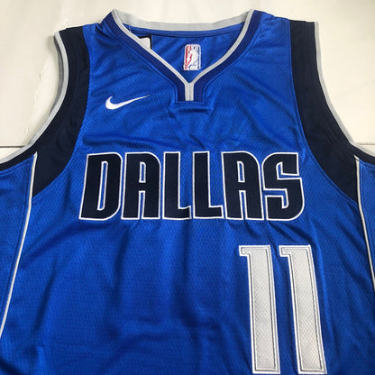 Dallas Mavericks Kyrie Irving #11 blue Throwback Jersey - Dense Embroidery
