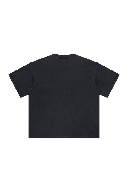 250GSM Pigment Dyed Washed Tee