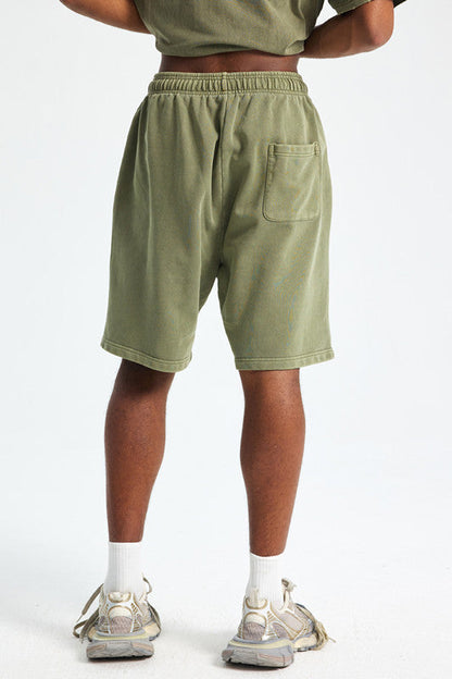 420GSM Pigment Dyed Washed Short