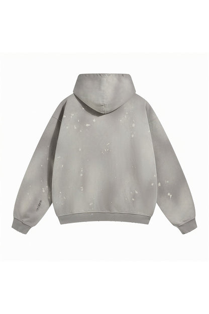 450GSM Distressed Dirty Effect Sun Fade Hoodie
