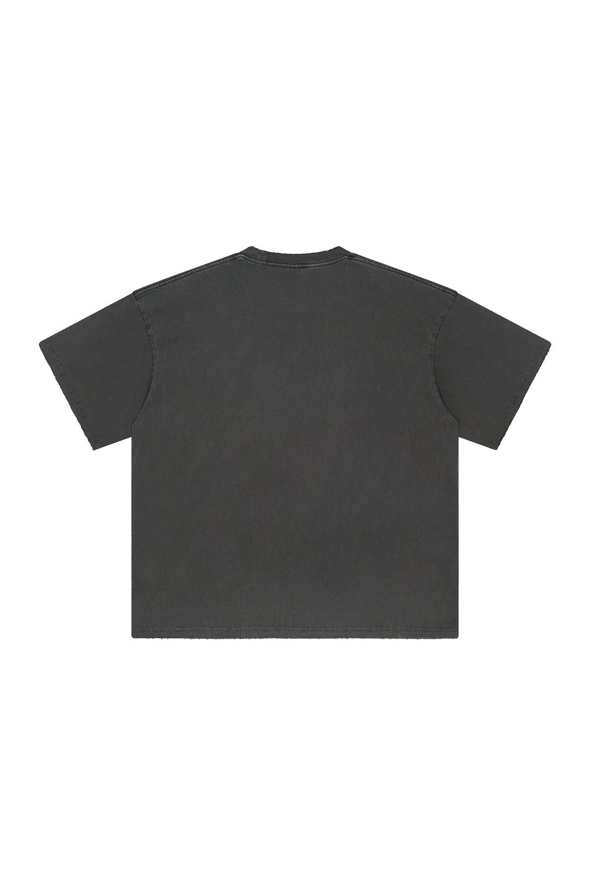 250GSM Distressed Pigment Dyed Washed Tee
