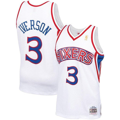 Allen Iverson Philadelphia 76ers Throwback Jersey