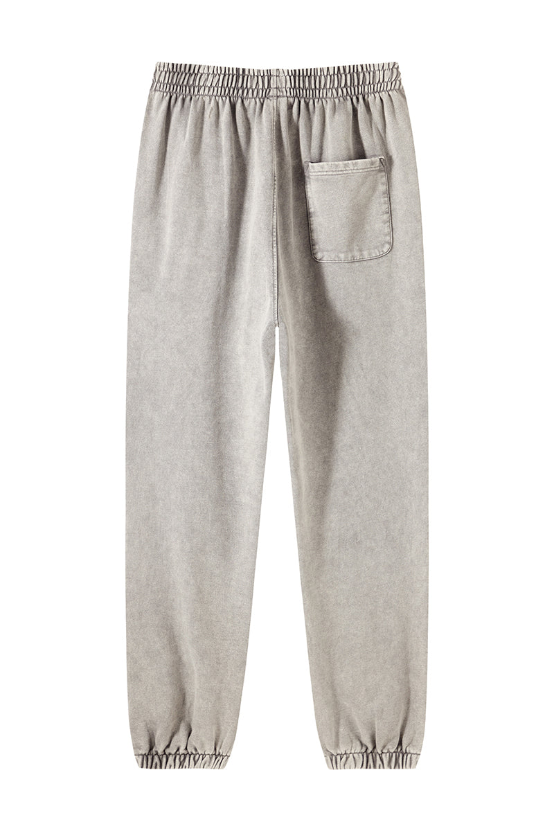 100% Cotton 420GSM Washed Sweatpants