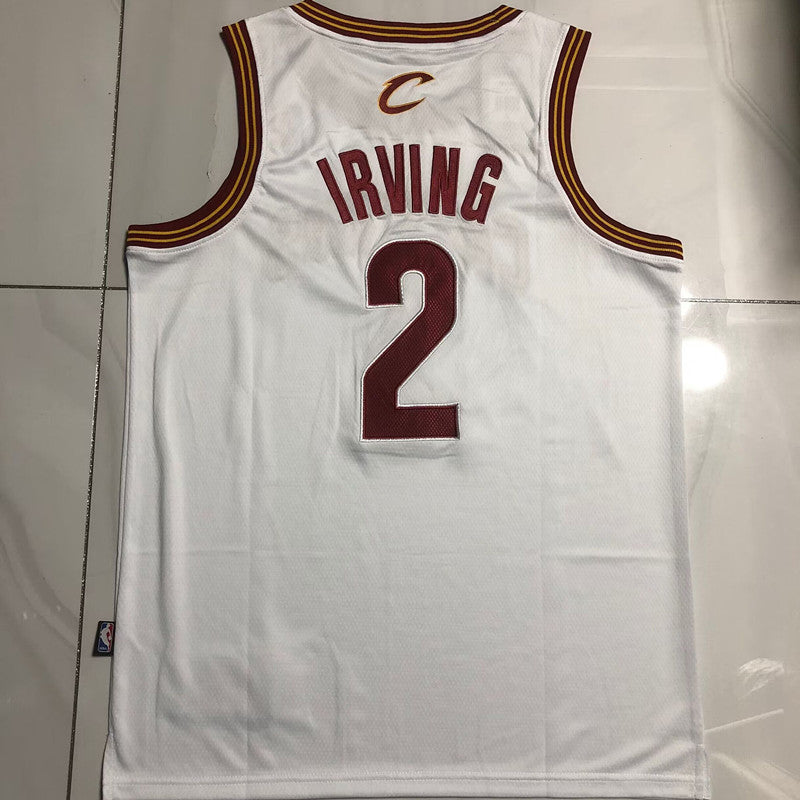 Cleveland Cavaliers Kyrie Irving #2 Throwback Jersey - Dense Embroidery