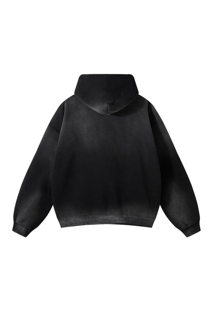 360GSM Sun Fade Distressed Washed Hoodie
