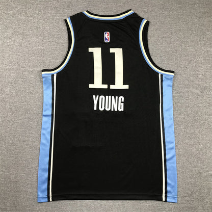 Youth Atlanta Hawks Trae Young #11 Embroidered Jersey