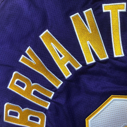 Los Angeles Lakers Kobe Bryant #8 Throwback Jersey - Dense Embroidery