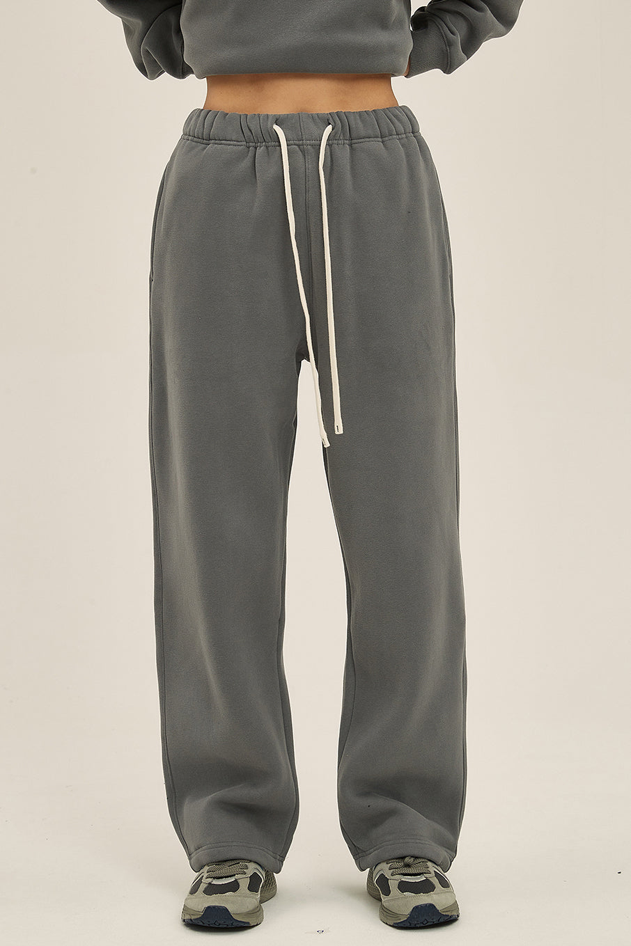 350GSM Relaxed Solid Color Sweatpants