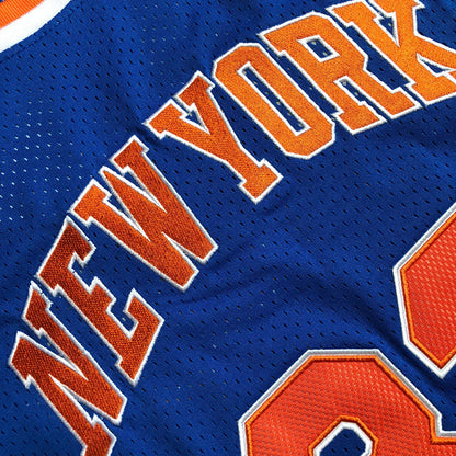 New York Knicks Patrick Ewing #33 1985 Throwback Jersey - Dense Embroidery