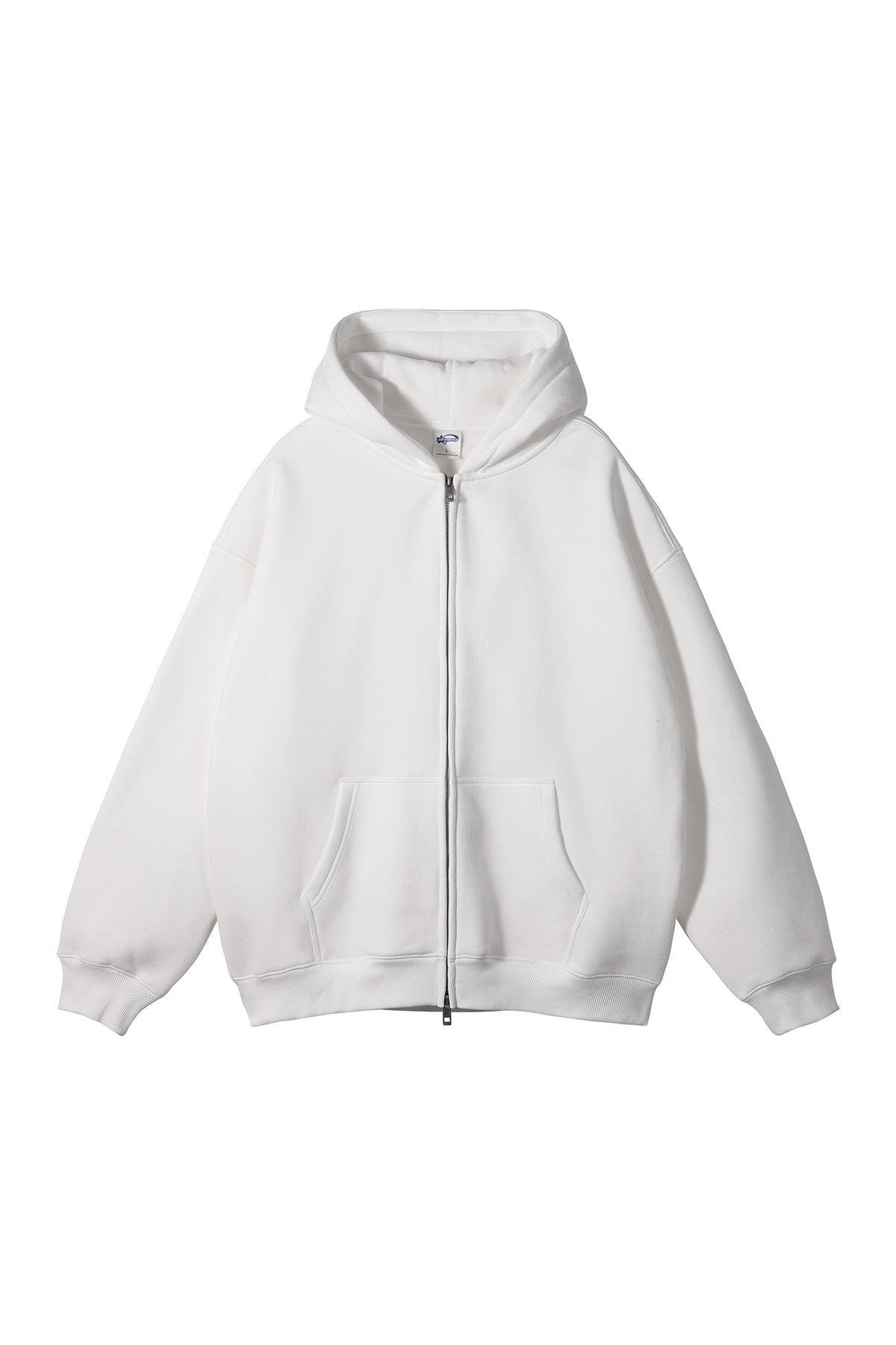 350GSM Solid Color Fleece Zipper Jacket