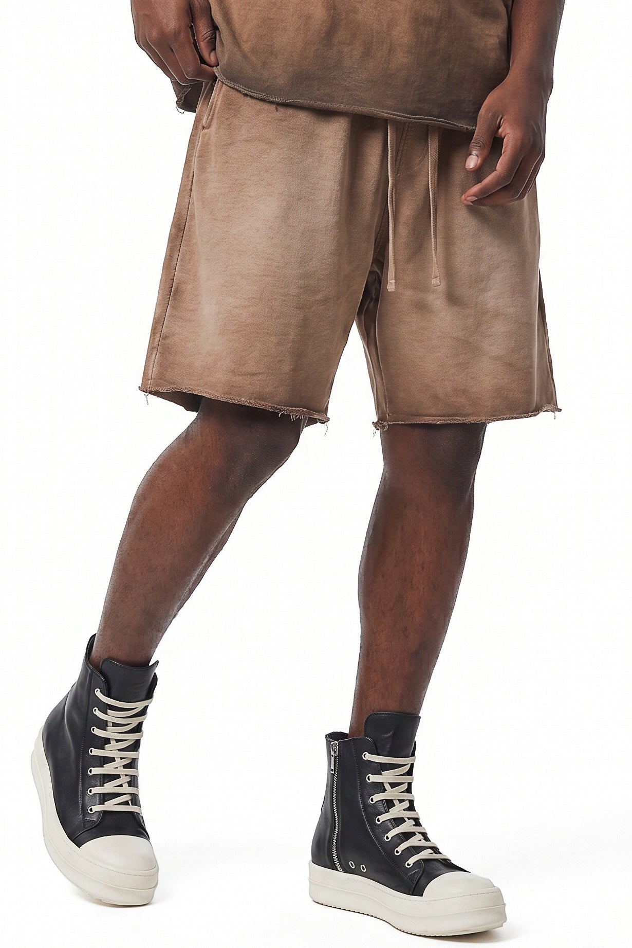 320GSM Distressed Sun Fade Shorts