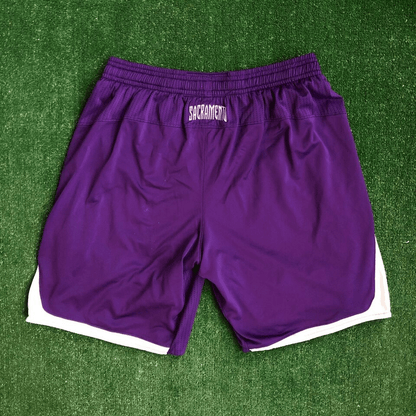 2014 Sacramento Kings NBA Pro Cut Game Worn Shorts