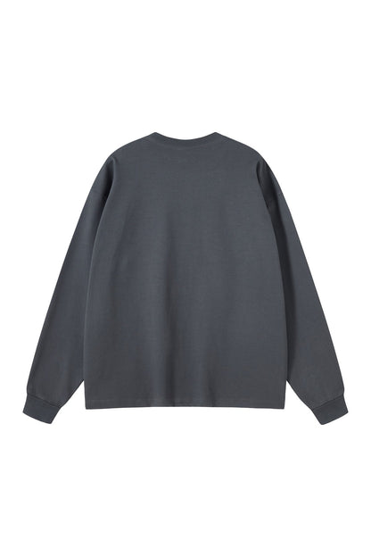 385GSM Oversized Long Sleeve Crew