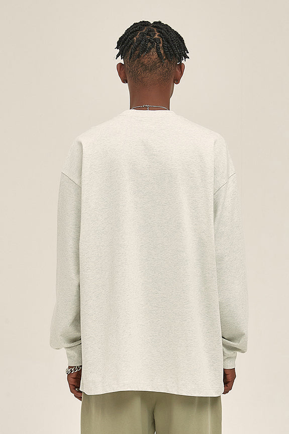 305GSM Oversized Long Sleeve Crew