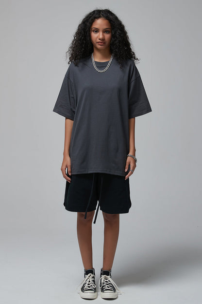 190GSM Solid Color Oversized Tee