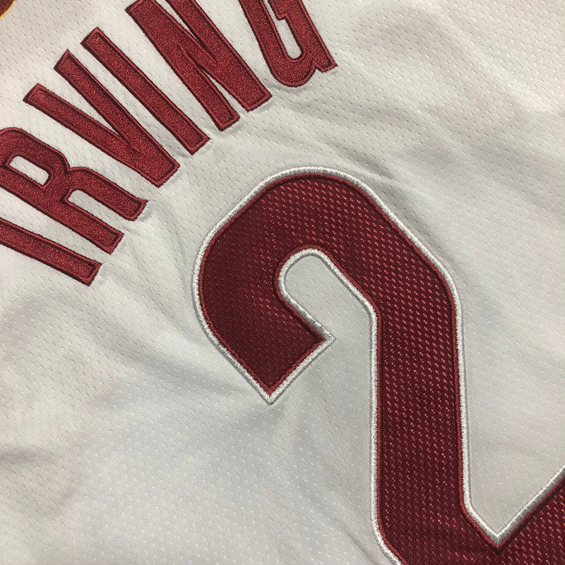 Cleveland Cavaliers Kyrie Irving #2 Throwback Jersey - Dense Embroidery