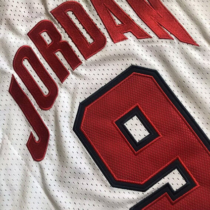 Dream Team Michael Jordan #9  Throwback Jersey - Dense Embroidery