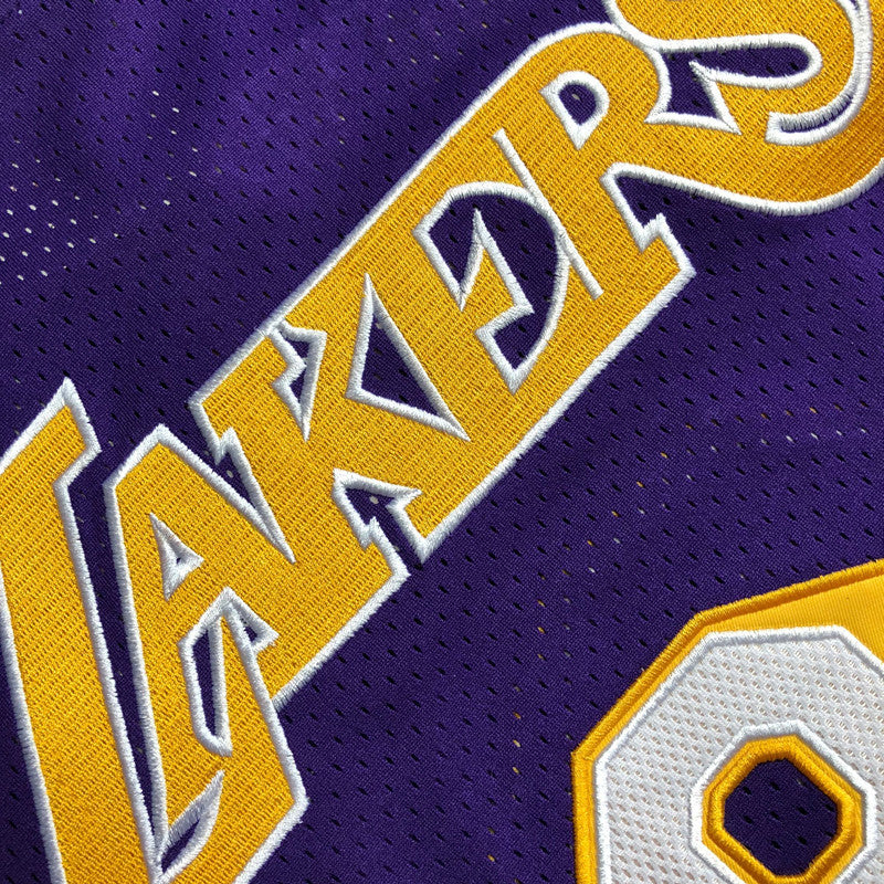 All-Star Game Kobe Bryant #8 Purple Throwback Jersey - Dense Embroidery