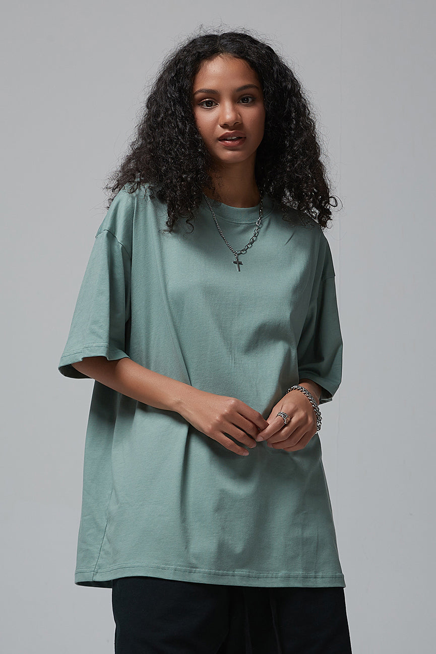 190GSM Solid Color Oversized Tee