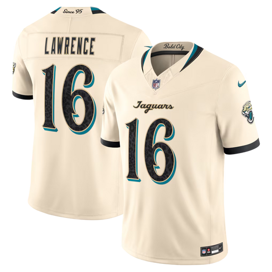 Men's Trevor Lawrence Jacksonville Jaguars #16 Rivalries Collection Limited Jersey