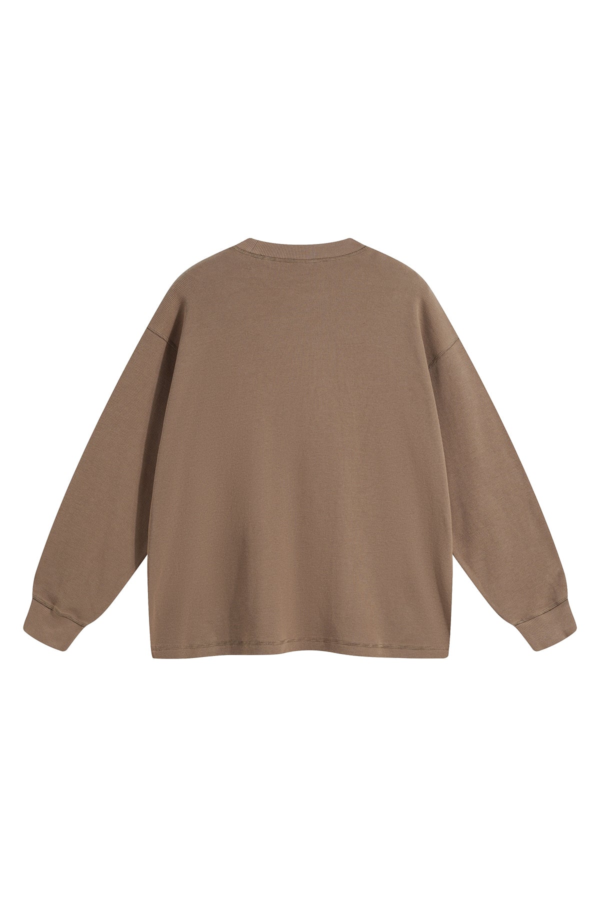 330GSM Waffle Material Long Sleeve Crew
