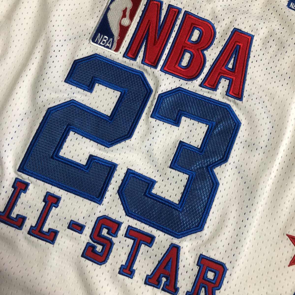 All-Star Michael Jordan #23 White Throwback Jersey - Dense Embroidery