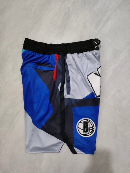 Brooklyn Nets 2024 City Edition Gray Pocket Shorts