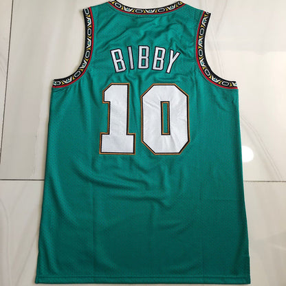 Memphis Grizzlies Mike Bibby #10 1998-99 Throwback Jersey - Dense Embroidery