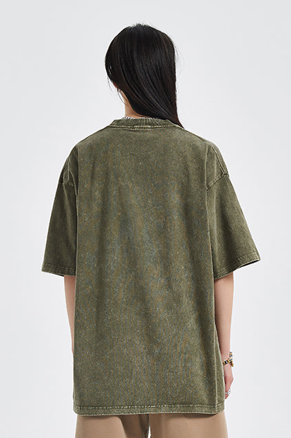 250GSM Washed Out Vintage Tee
